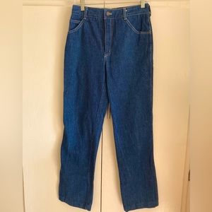Vintage Sisley Straight Leg Blue Jeans 28x30